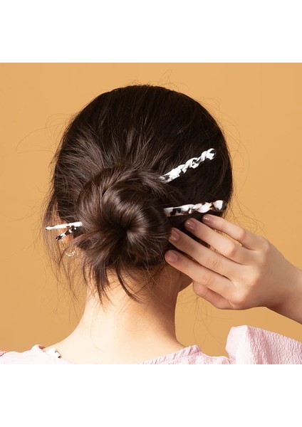 M Beden Fashioese Tarzı Saç Sopaları Vintage Asetat Chopstick Kadın Tokalar Saç cl Düğün Saç Takı Saç Aksesuarları (Yurt Dışından) indirimleri