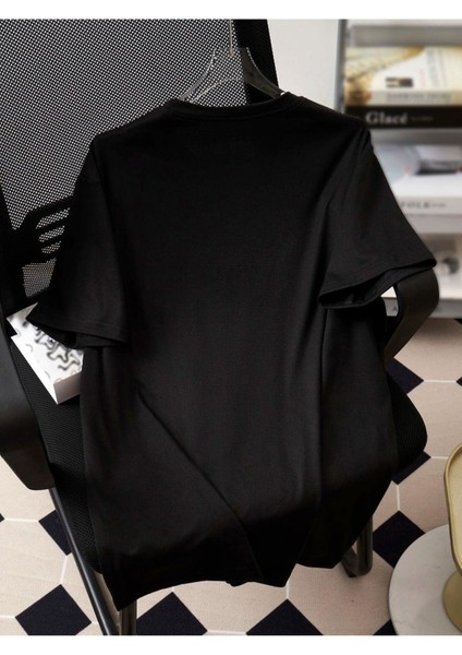 Blacksokak Erkek Siyah Tomorrow Oversize Bisiklet Yaka Tshirt fiyatları