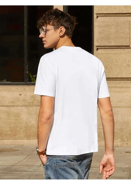 Unisex Beyaz Magıcıan Baskılı Tshirt fiyatları