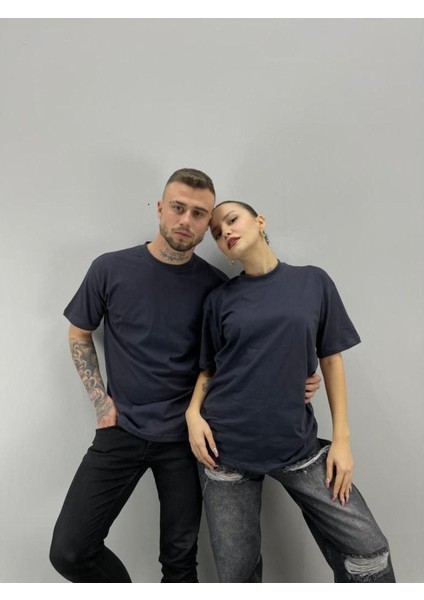Blacksokak Unisex Tshirt Antrasit Melek Kanadı Baskılı Sevgili Çift Kombini 2 'li Set fiyatları