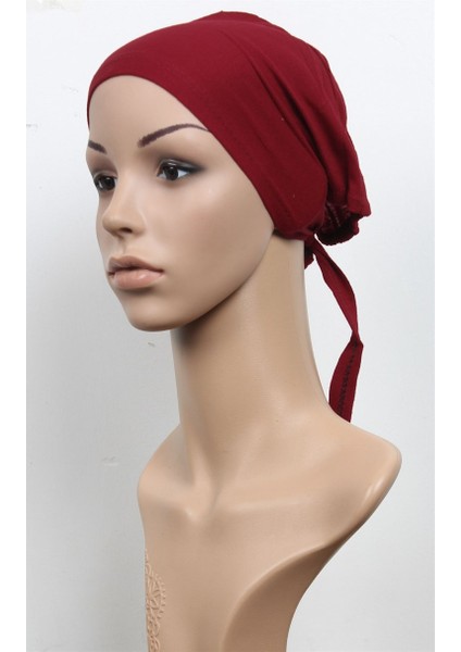 Penye Eşarp Bonesi 251-60 Bordo