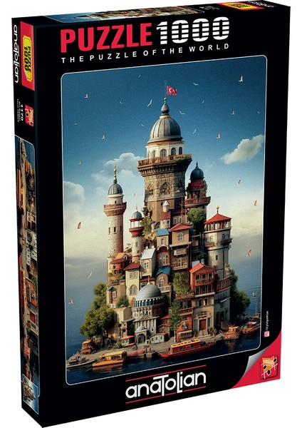 1000 Parçalık Puzzle / Kız Kulesi - Kod 1170