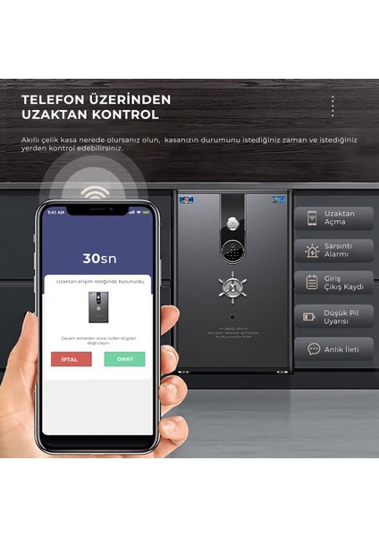 Hanhai Rich FDG80 Akıllı Çelik Kasa fırsatları