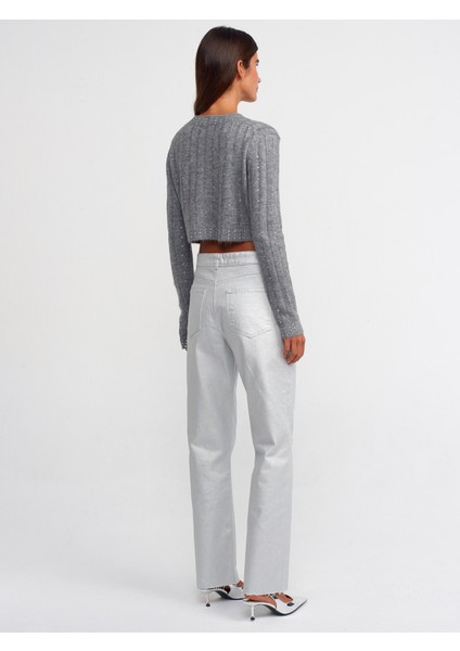 70449 Parlak Straight Pantolon-Gümüş fiyatları