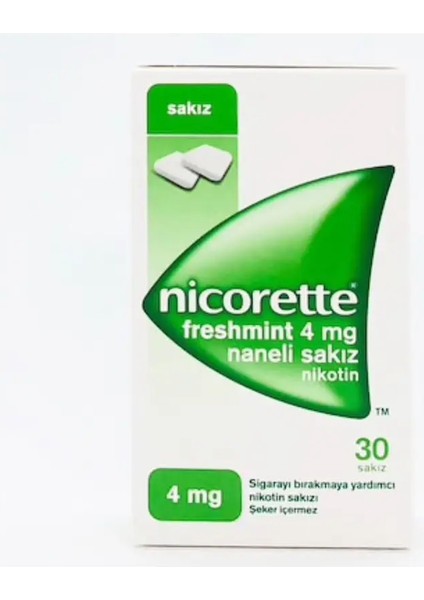 Nicoretdee 4 Mg Naneli Sakız 30 Adet