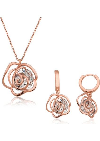 ​gümüş Rose Gül Bayan Set fiyatları
