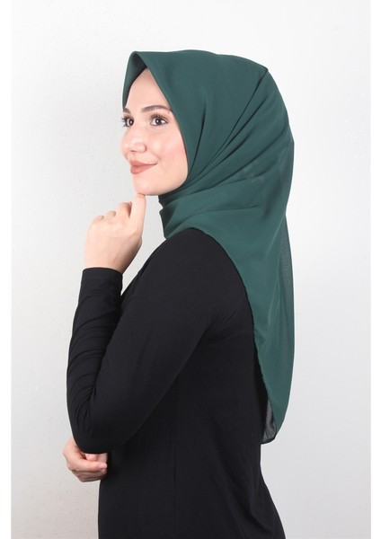 Piramit Krep Eşarp 11601-8