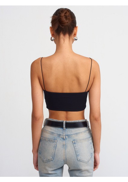 20793 Askılı Crop Top-Siyah fiyatları