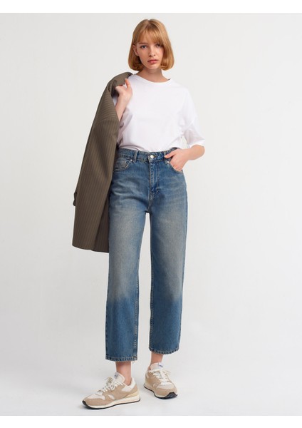 71350 Tint Yıkama Relax Denim Pantolon-Tint