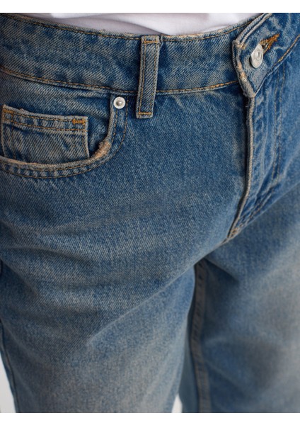 71350 Tint Yıkama Relax Denim Pantolon-Tint
