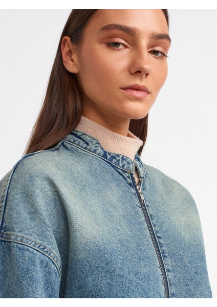 65340 Kar Yıkama Uzun Bomber Mont-Tint fırsatları