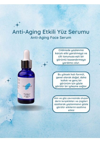 Vegan Anti Aging Etkili Yüz Serumu