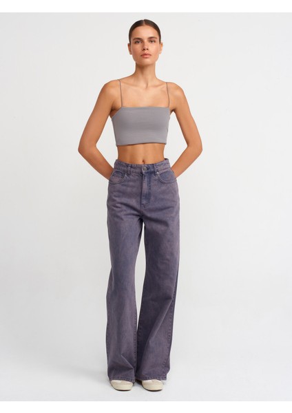 20793 Askılı Crop Top-Gri modelleri