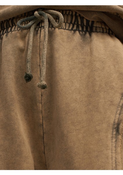 70472 Yıkama Efektli Jogger-Bej fırsatları