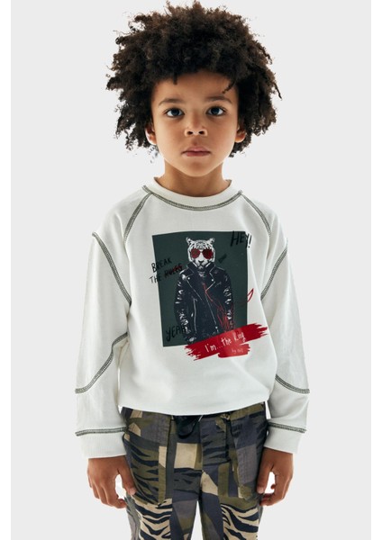 Erkek Çocuk Desenli Pantolon 23PFWNB3217 fiyatları