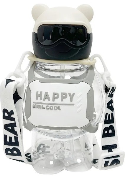 Sevimli Ayı Saman Büyük Kapasiteli Su Bardağı (Yurt Dışından)