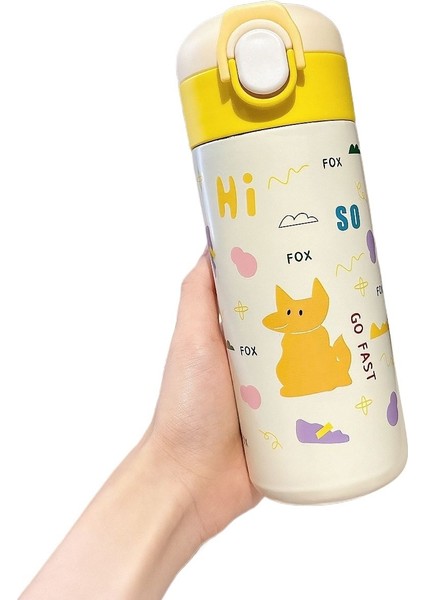 Açılır Kapaklı Taze Kız Gibi Yüksek Görünümlü Yalıtımlı Su Bardağı (Yurt Dışından)