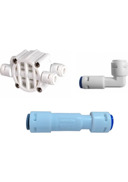 Su Arıtma Cihazı Yenileme Kiti Shut Off - Flow - Check Valf Quick