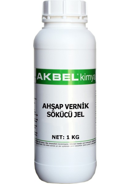 Ahşap Vernik Sökücü Jel 1 Kg