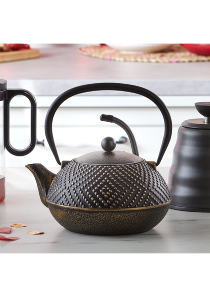 Döküm Demlik-Teapot 900 Ml Dark Gold