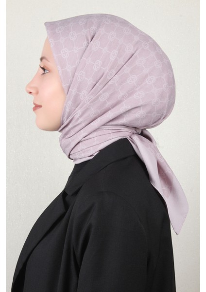 Elegance Monogram Eşarp 4107-2 Soft Lila
