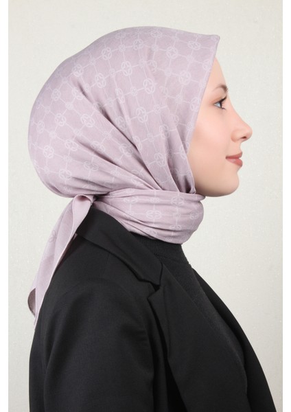 Elegance Monogram Eşarp 4107-2 Soft Lila
