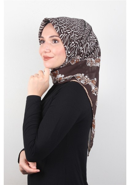 Piramit Krep Eşarp 11600-43