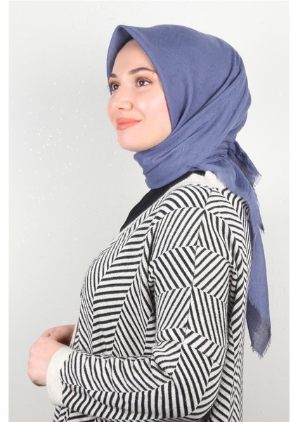Bambu Kraşlı Eşarp 3081-23 Leylak