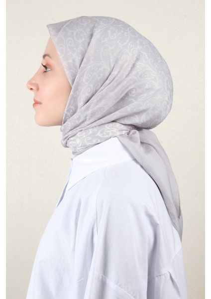 Nirvana Soft Eşarp 8104-14 Açık Gri