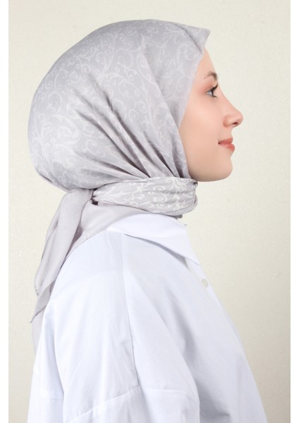 Nirvana Soft Eşarp 8104-14 Açık Gri