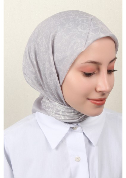 Nirvana Soft Eşarp 8104-14 Açık Gri