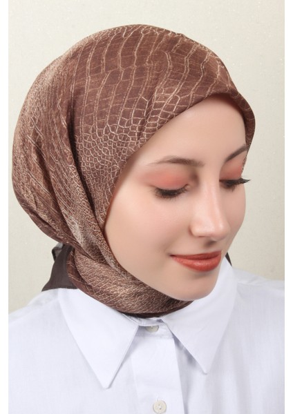 Nirvana Soft Eşarp 8103-6 Kahverengi fırsatları