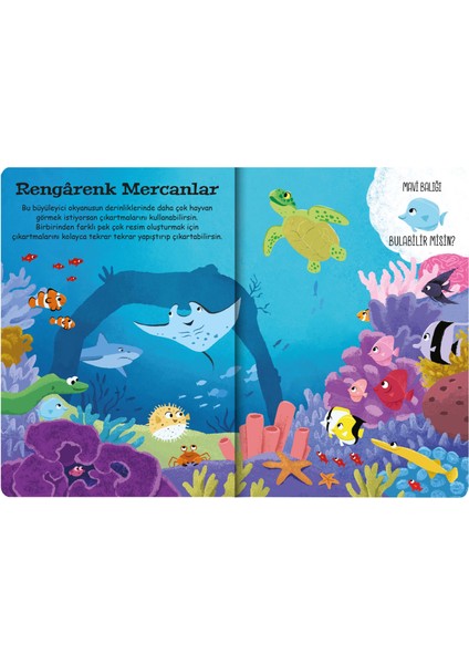 Çıkartmalarla Okyanus - Süper Çıkartmalar - Dokun Bana! (Tükenmeyen Sticker) fiyatları