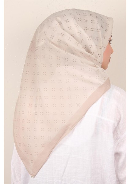 Coton & Silk Eşarp 3645-7 Taş