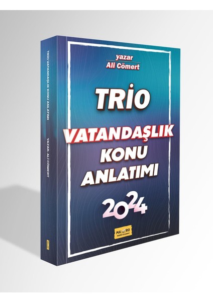 2024 Kpss Vatandaşlık Trio Konu Anlatımı - Ali Cömert Makro Kitabevi