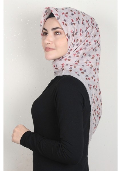 Coton Kare Eşarp 1668-3