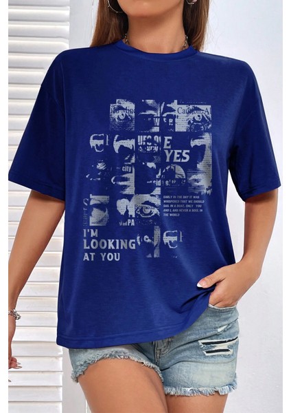 Only Trendwear Looking Baskılı Oversize Tshirt fiyatları