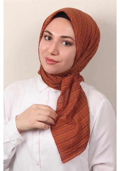 Mistik Pamuk Eşarp 4101-38 Kiremit