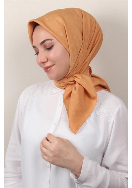 Jakarlı Icon Eşarp 2757-25 Kavuniçi