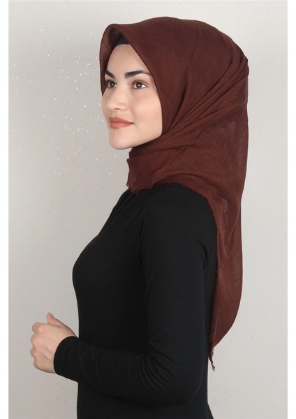 Pamuklu Trend Eşarp 9914-18 Taba
