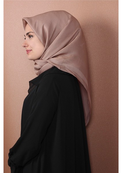 Abiye Bordürlü Eşarp 6002-5 Pudra