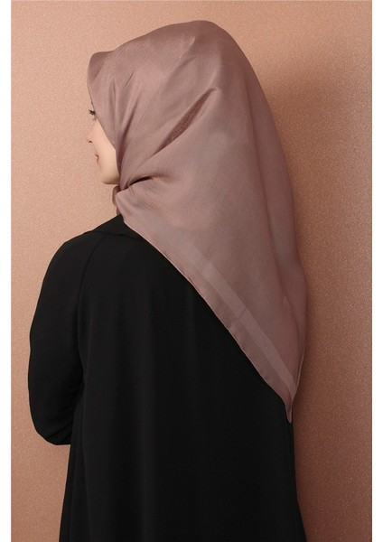 Abiye Bordürlü Eşarp 6002-5 Pudra