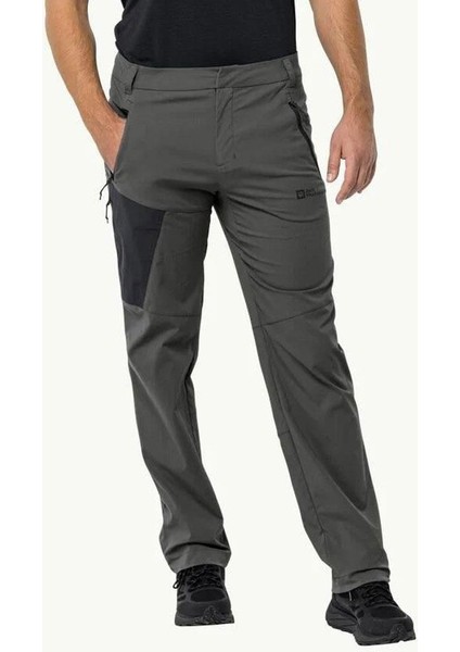 Jack Wolfskin Glastal Erkek Gri Outdoor Pantolon 1508221-6945