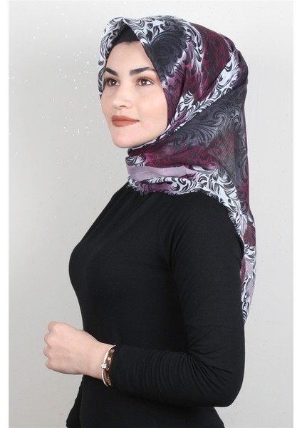 Pamuklu Trend Eşarp 9940-8 Pudra