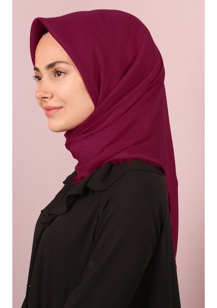 Fileli Coton Eşarp 1715-8