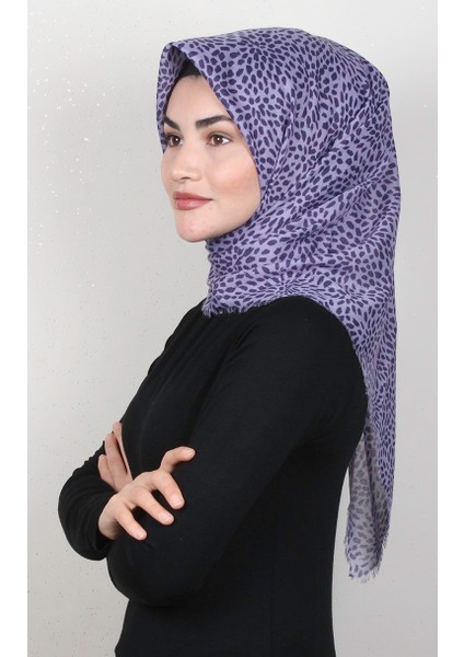 Coton Kare Eşarp 1686-14