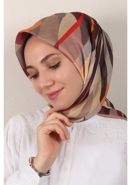 Nirvana Soft Eşarp 8099-8 Sütlü Kahve