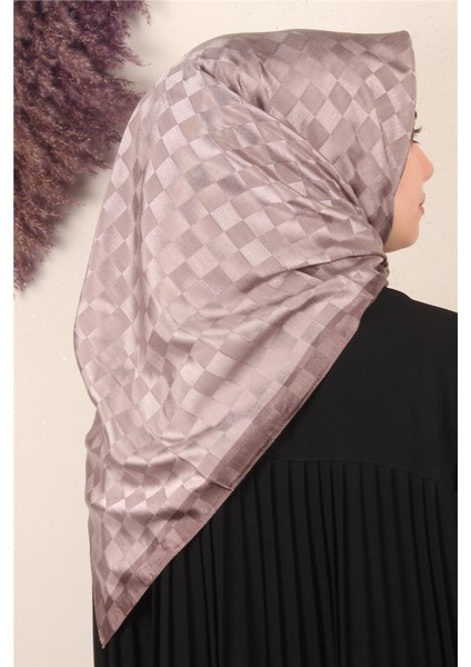 Fashion Monogram Eşarp 8090-11 Koyu Pudra fiyatları