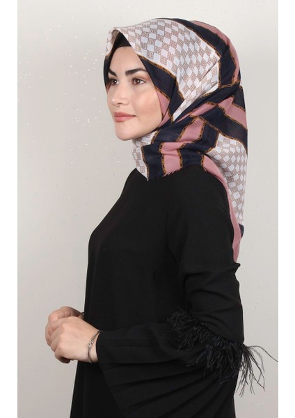 Coton Kare Eşarp 1688-14