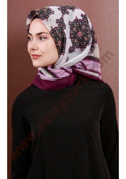 Fileli Coton Eşarp 1734-1